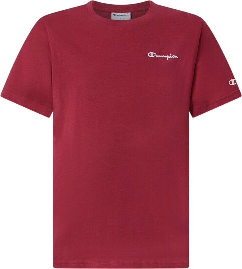 Champion T skjorte Bordeaux Champion 15 16 år (170 176) T skjorte Rød