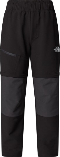 The North Face Teens' Hike Convertible Pants TNF Black/Asphalt Grey S