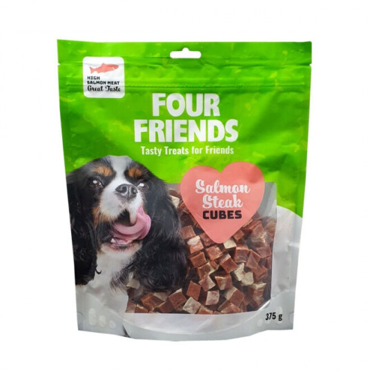 Fourfriends Salmon Steak Cubes (375 G)