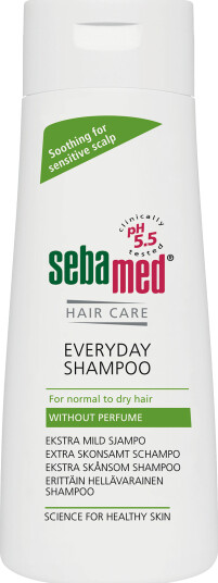 Sebamed Everyday Mild Sjampo 200 ml - Parfymefri, Fuktighetsgivende for Alle Hårtyper