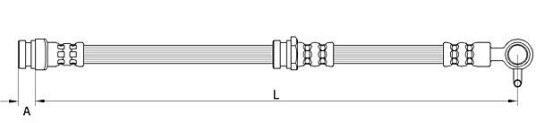 Bremseslange METZGER 4111633