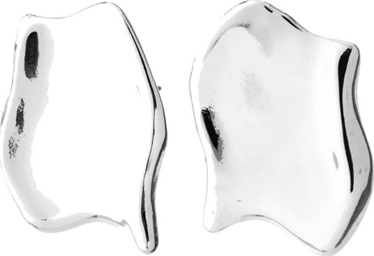 Pilgrim Elys Earrings Silver Plated SILVER PLATED One Size Pilgrim Elys Earrings Silver Plated SILVER PLATED One Size