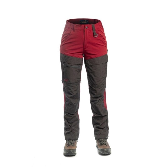 Arrak Outdoor Hybrid Pant W Dark red 40