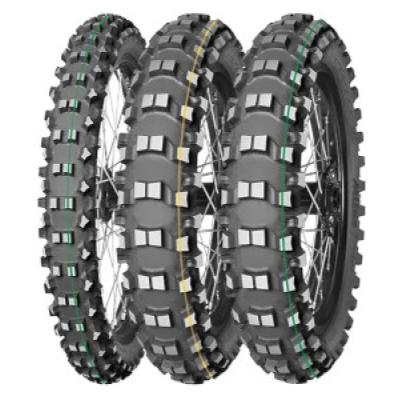Mitas Terra Force-EX SM 120/90-18 TT 65R bakhjul Gummiblanding Super gelb Mitas Terra Force-EX SM 120/90-18 TT 65R bakhjul Gummiblanding Super gelb