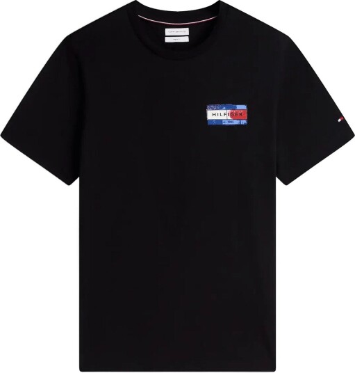 Tommy Hilfiger Brand Love Back Flag Graphic Tee Black M