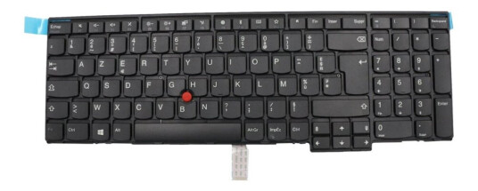 Lite-On - Erstatningstastatur For Bærbar Pc - Med Trackpoint - Azerty - Fransk - Fru, Cru - Tier 2 - For Thinkpad L570 20J8, 20J9, 20Jq, 20Jr