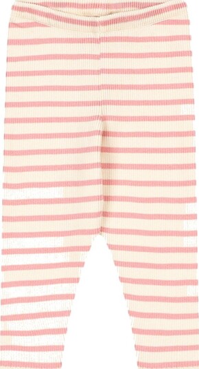 Konges Sløjd Leggings Buma Peony Smør Stripe Konges Sløjd 5 år (110) Leggings Beige Rosa