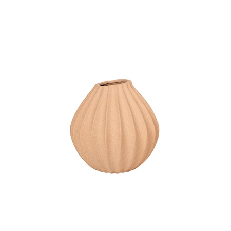 Wide Vase M Keramikk Indian Tan