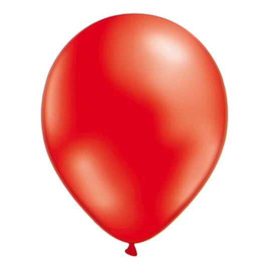Ballongkungen AB Ballonger Røde Metallic - 100-pakning
