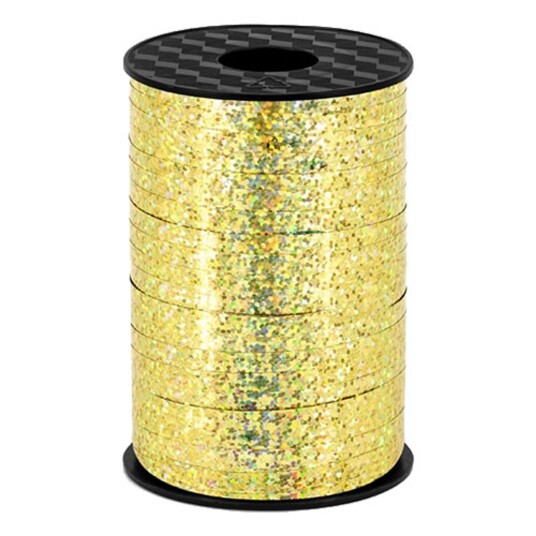 PartyDeco Gavesnøre Holografisk Gull