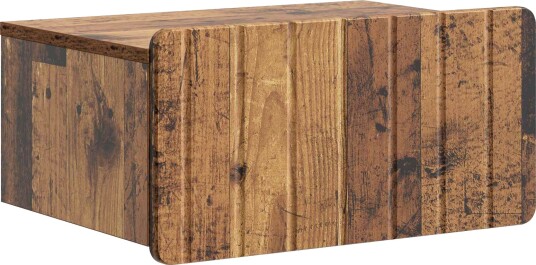  Vegghengt Nattbord Gammelt tre 49 x 34,5 x 24 cm Konstruert tre