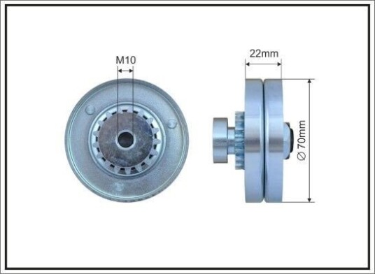 Strammehjul, kilerem CAFFARO 500175