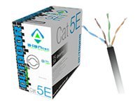 Alantec - Samlet Kabel - 305 M - Utp - Cat 5E - Utendørs Solid - Svart