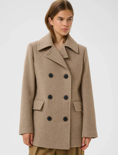 InWear Perryiw Sailor Coat R Beige 32 InWear Perryiw Sailor Coat R Beige 32