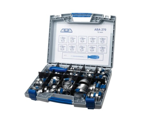 ABA 3000 Slangeklemmer Sortimentsboks S10 270pk