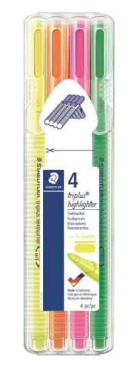 Staedtler Highlighter tripl.textsurf.4pcs.box Staedtler Highlighter tripl.textsurf.4pcs.box