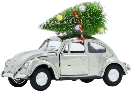 House Doctor Xmas car juledekorasjon Sølv