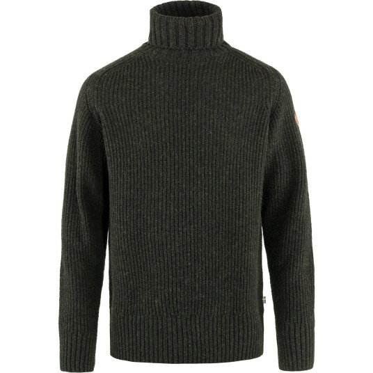 Fjellreven ÖVIK ROLLER NECK SWEATER M DARK OLIVE