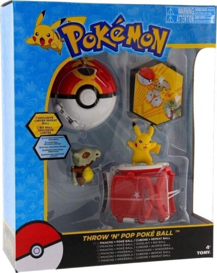 Pokemon Pokeball Pikachu + Cubone blisterpakning