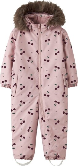 Name It NmfSnow10 Vinterdress Barn Rosa 5 år Violet Ice/Cherry