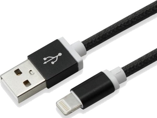 Sbox Iph7-B Sort Usb A Lightning 1,5 M Hankjønn Hankjønn