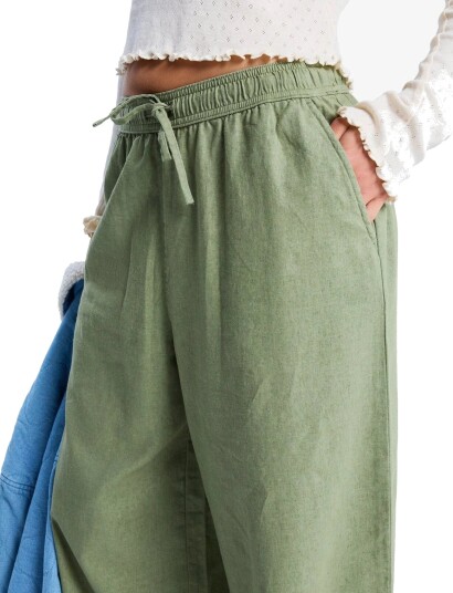 Roxy Lekeitio Break Mid Pant   Khaki green   M