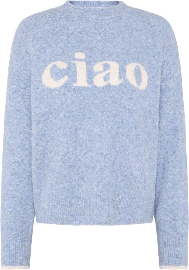 Fransa Frflorence Pu 2   BLUE BLIZZARD TEXT   XXL