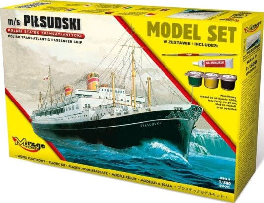 Mirage 850092 m/s Pilsudski Modellskip Byggesett 1:500