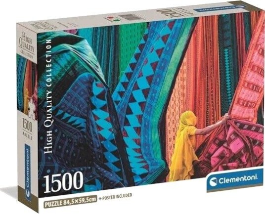 Clementoni Puzzle HQC Fluttering Tissues 1500 pieces 2D Puslespill