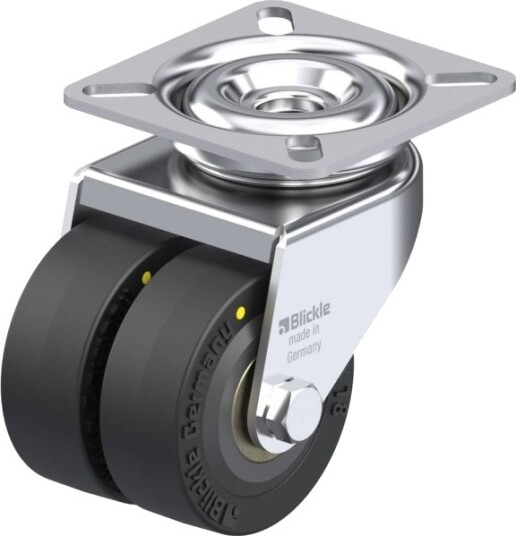 Blickle 111559 Lda-Vpa 50K-El Dobbelt Svinghjul Hjuldiameter 50 Mm Lasteevne (Maks.) 60 Kg (1 Stk.)