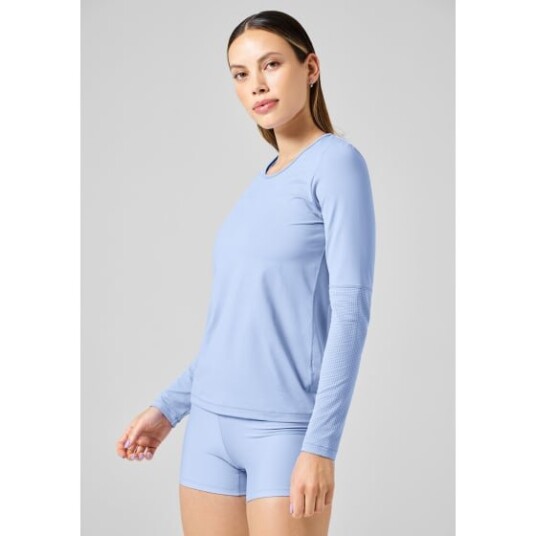 Casall Essential Mesh Detail Long Sleeve, Padel- og tennis T-skjorte dame