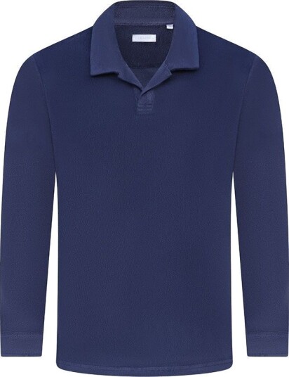 Cermino Riviera terry polo long sleeve XXL blå herre