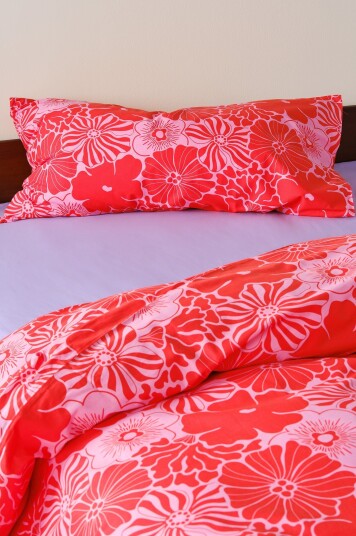 Jotex Putetrekk 50x90 Cm Økologisk Rød ANNA 20930550406