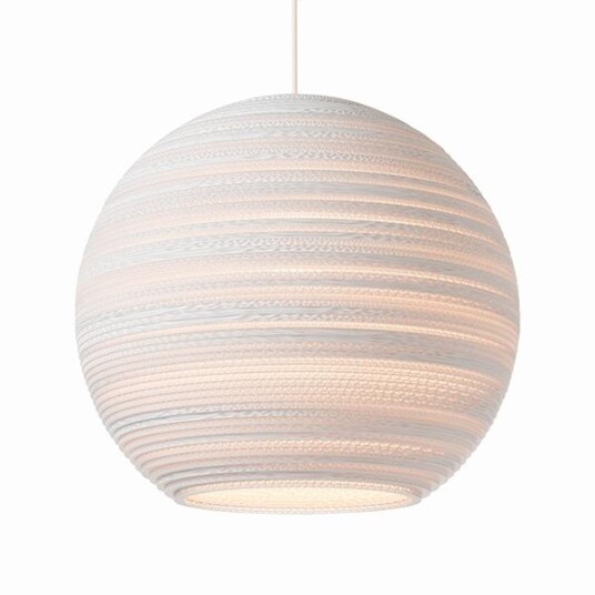 Graypants Scraplight Moon 18 Taklampe Stor Hvit