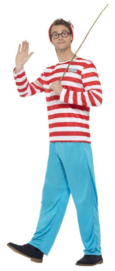Smiffys Where's Waldo Karnevalskostyme XLarge Smiffys Where's Waldo Karnevalskostyme XLarge