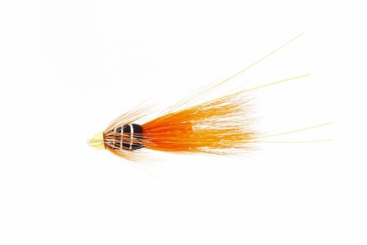 Unique Flies Franc N Snelda Cascade Tube 0.5" Black/orange