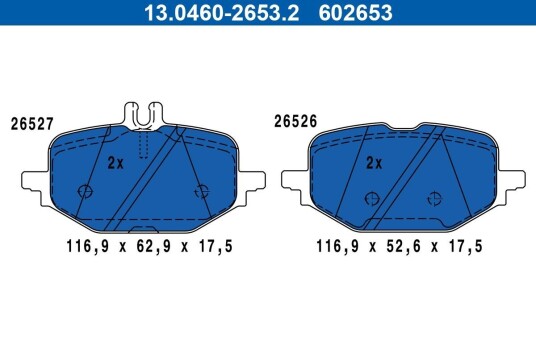 Bremseklosser ATE 13.0460-2653.2