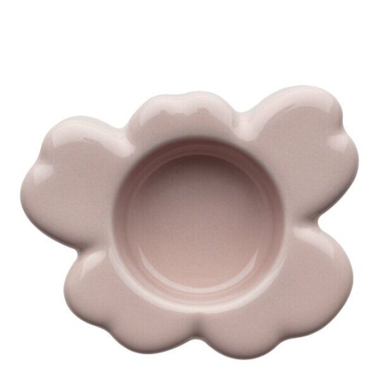 Marimekko Unikko telysholder 3x10 cm rosy grey Marimekko Unikko telysholder 3x10 cm rosy grey