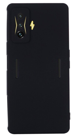 INCOVER Xiaomi Poco F4 GT Liquid Silikon Deksel med Stropp - Svart