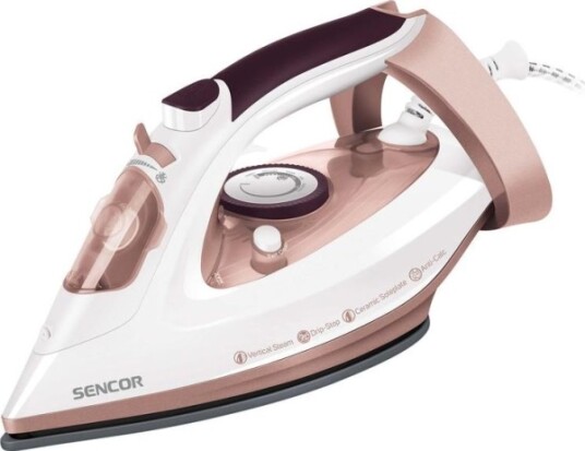 Sencor Ssi 3520Rs Dampstrykejern Keramisk Strykesåle 170 G/Min Rosa Fiolett 35 G/Min 0,28 L Sencor Ssi 3520Rs Dampstrykejern Keramisk Strykesåle 170 G/Min Rosa Fiolett 35 G/Min 0,28 L