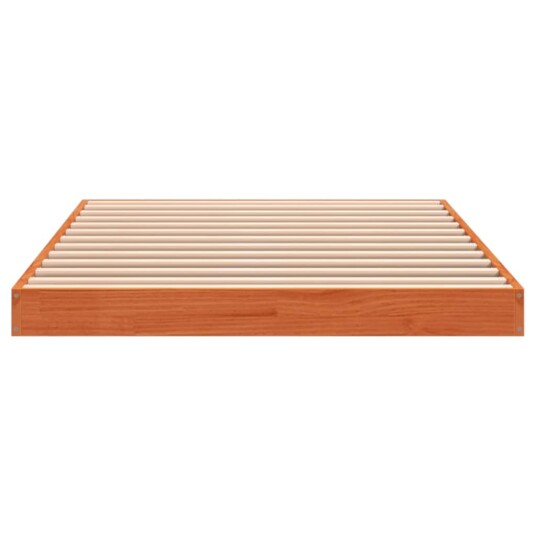 Sengeramme brun 90x200 cm heltre furu 8721102640346