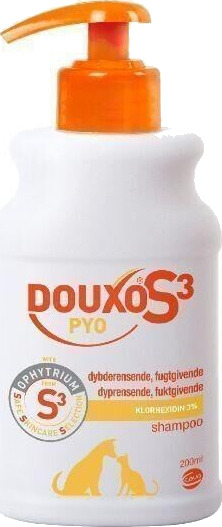 Douxo S3 Pyo Shampoo Til Hund Og Katt 200 ml Douxo S3 Pyo Shampoo Til Hund Og Katt 200 ml