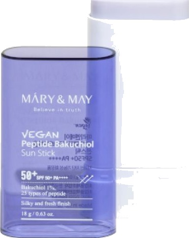 Mary & May Vegan Bakuchiol Solkrem Stift SPF50+ med Anti-Aging