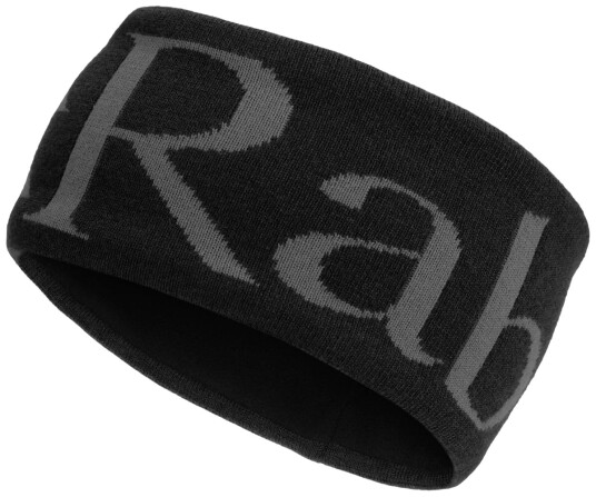 Rab Knitted Logo Headband Anthracite Rab Knitted Logo Headband Anthracite