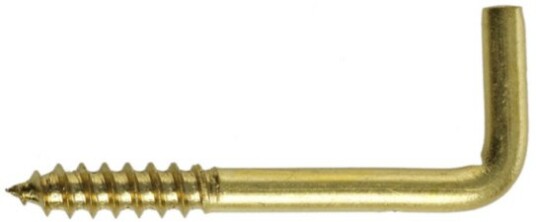 VINKELSKRUE MESSING 41X3,3 A4
