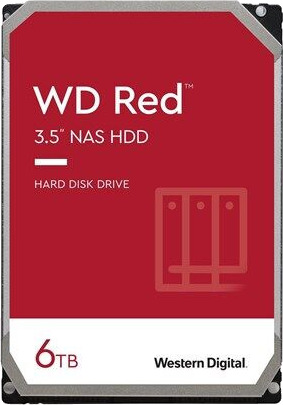 WD Red NAS 60EFAX (SMR) Harddisk - 6 TB - 3.5" - 5400 rpm - SATA-600 - 256 MB cache