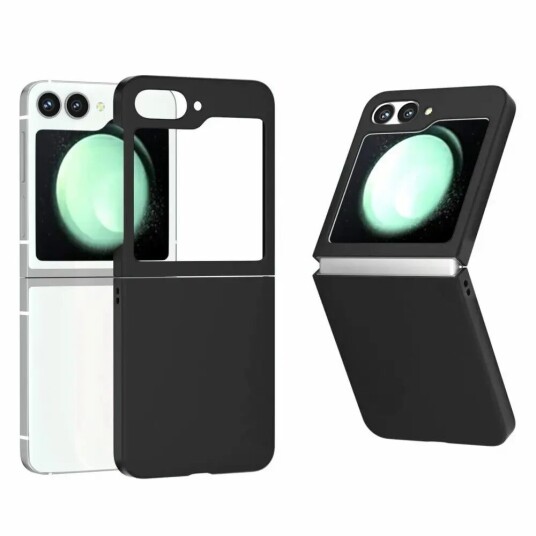 EIDERWOOD Samsung Galaxy Z Flip6 Hard Plast Deksel - Svart EIDERWOOD Samsung Galaxy Z Flip6 Hard Plast Deksel - Svart