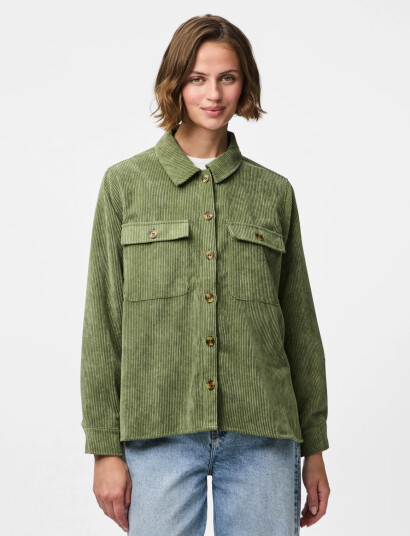 Pieces Pceffi Ls Corduroy Shirt Wvn Noos Bc Green L Pieces Pceffi Ls Corduroy Shirt Wvn Noos Bc Green L