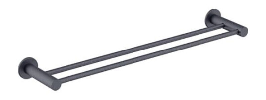 Bathlife Avlasta hånkdklestang dobbel 60 cm sort matt Bathlife Avlasta hånkdklestang dobbel 60 cm sort matt