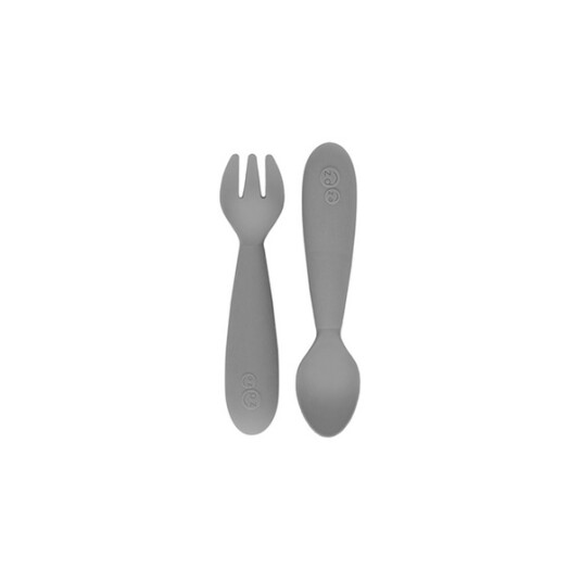 EZPZ MiniUtensils Barnebestikk Grey EZPZ MiniUtensils Barnebestikk Grey